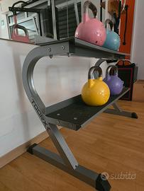 rastrelliera con Kettlebell  