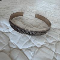 Bracciale rigido indiano in argento