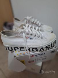 scarpe superga bianche donna