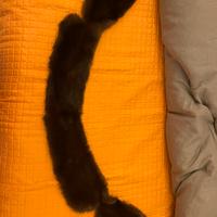 Collo in visone naturale 90 cm largo 9 cm