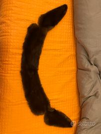 Collo in visone naturale 90 cm largo 9 cm