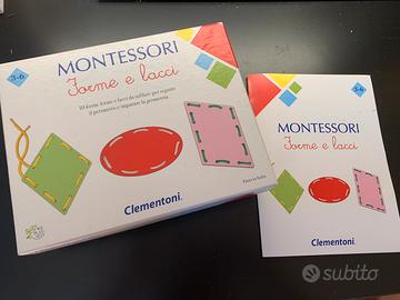 Gioco Montessori Forme e Lacci 3/6 anni