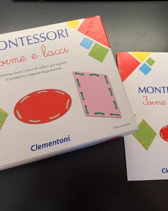 Gioco Montessori Forme e Lacci 3/6 anni