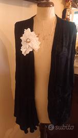 gilet vintage nero