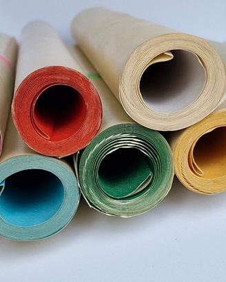 Carta VELLUTATA ADESIVA colorata, 50 cm x 2 metri