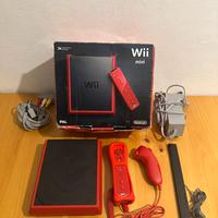 Nintendo Wii Mini Rossa Completa Scatola -funziona