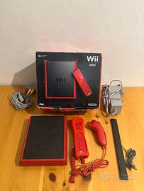 Nintendo Wii Mini Rossa Completa Scatola -funziona