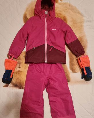 Giacca Pantaloni Guanti Doposci e Intimo bimba
