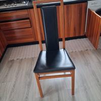 Sedie da cucina in pelle