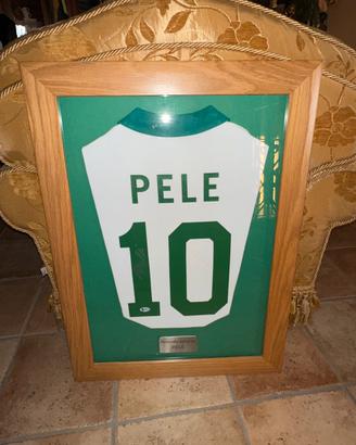 Maglia New York Cosmos Pelè 🇧🇷 Beckett COA