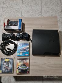 Console Playstation 3 Ps3 + 3 giochi + Accessori 