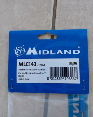 ANTENNA CB AUTO/CAMION "MIDLAND MLC143"