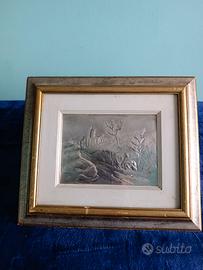 Quadro bassorilievo in Argento 925
