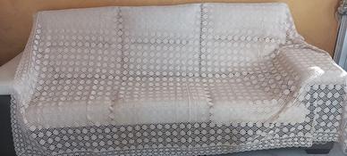 copriletto matrimoniale in cotone di colore ecrù