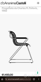 Penelope sedia design Anonima Castelli Pollok