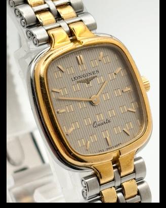 Longines Quartz – Placcato Oro, Bracciale Bicolore