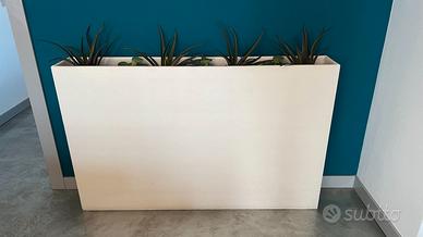 vaso rettangolare da pavimento