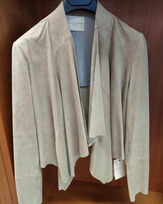 giacca camoscio Claudia Piras tg xs 