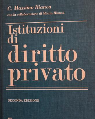 Bianca - Istituzioni di diritto privato