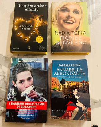 4 libri di M. Frassi, B. Perna, N.Toffa, M.Walters