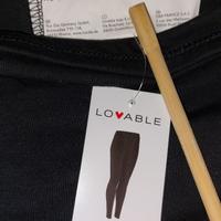 leggings LOVABLE nero cotone