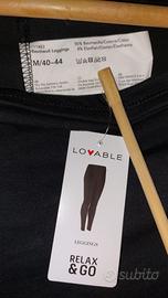 leggings LOVABLE nero cotone