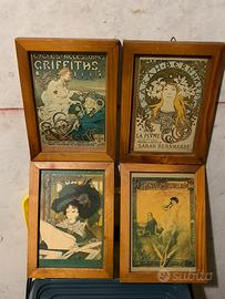 Set quadretti Art Nouveau
