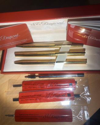 Tris ST DUPONT “Classic”-Argento 925 placcato oro