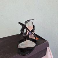 Sandali vernice nera