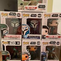 6 Funko pop serie The Mandalorian