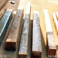 Travi in legno usate varie musure