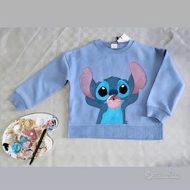 felpa bambina dipinta a mano Stich