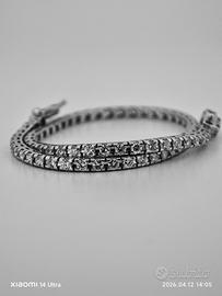 bracciale tennis diamanti naturali oro 18kt 