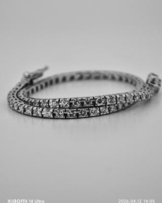 bracciale tennis diamanti naturali oro 18kt 
