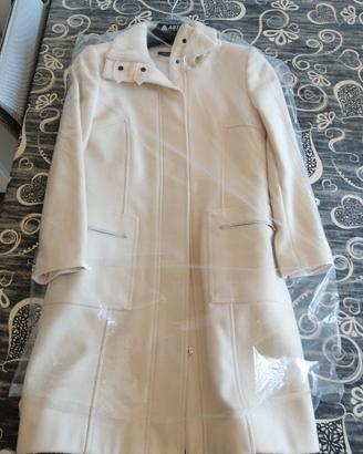 Cappotto panna 80% lana "Parisport"