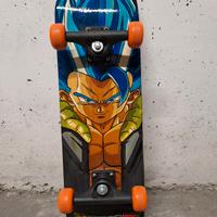 Skateboard Dragon Ball Z, dipinto a mano 