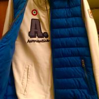 Piumino con cappuccio staccabile e felpa