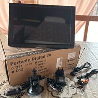 Televisore portatile 12” per auto DVB-T2 NUOVO