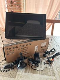 Televisore portatile 12” per auto DVB-T2 NUOVO