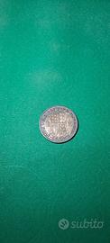 HALF CROWN 1928 ARGENTO Giorgio V UK Patina Zolfo