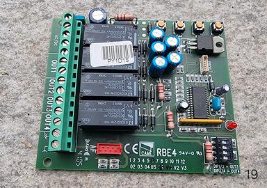 Scheda Ricevitore Came 4Ch RBE4 DA REVISIONARE