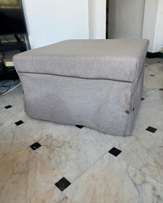 Pouf  letto  75x75 cm   45cm  altezza