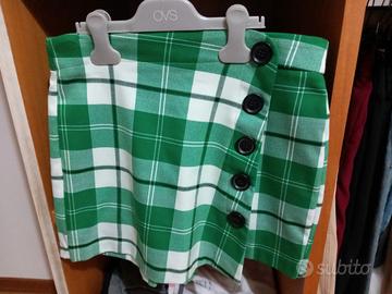 gonna pantaloni in tartan