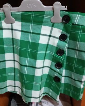 gonna pantaloni in tartan