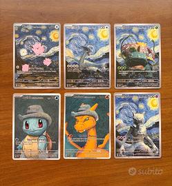 Carte Custom Pokémon - Ispirazione Museo Van Gogh