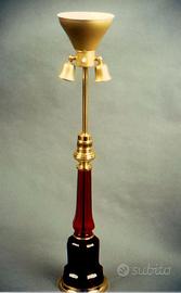 Lampada in vetro rosso di Murano