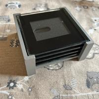 6 Sottobicchieri vetro temperato articolo minimal