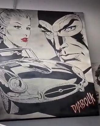 quadro Diabolik e Eva Kant