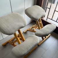 Set di DUE Sedie Ergonomica Inginocchiata