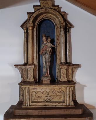 Antica edicola sacra Madonna con Bambino 80 cm